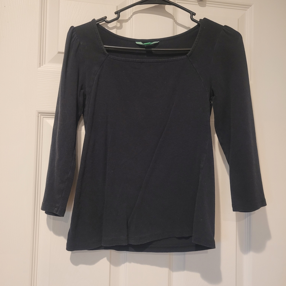 dip Black Long Sleeve Women's Top